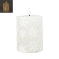 4" White Snowflake LED