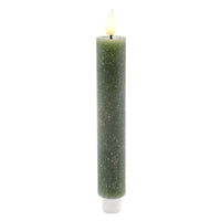 8" Green Thick LED Taper