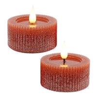 LED Orange Tea Lights