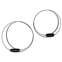 Black Round Votive Holder