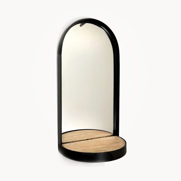 Arch Mirror With Shelf