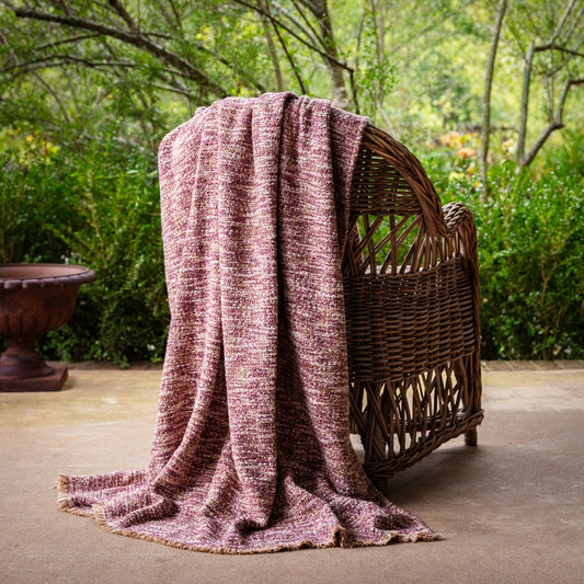 Hollyhock Nubby Throw