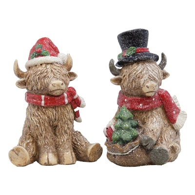 Assorted Christmas Cow