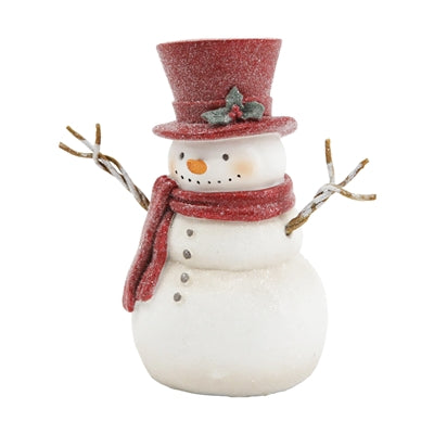 Small Crimson Snowman