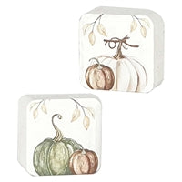 Asst Mini Square Pumpkin Block