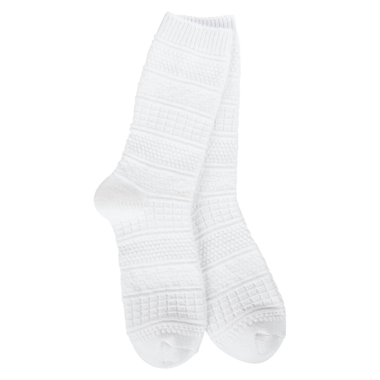 Weekend Basket Crew White