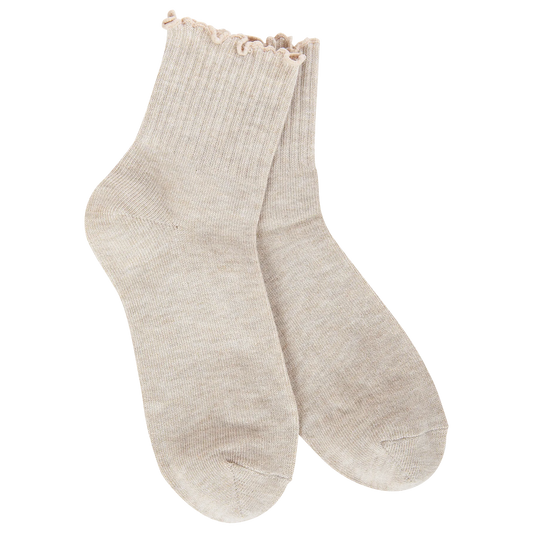 Weekend Quarter Ruffle Sock