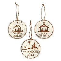 Asst Holy Night Ornaments