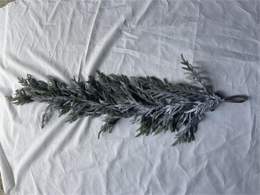 Norfolk Pine Garland w/snow