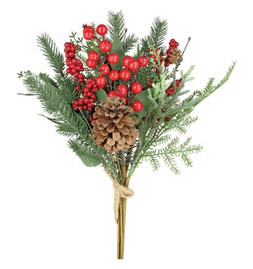 Mixed Pine, Berry & Pinecones