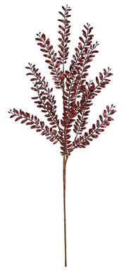 Metallic Mini Leaf Spray 30"