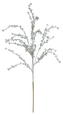 Metallic & Glitter Seed Branch Spray, Platinum