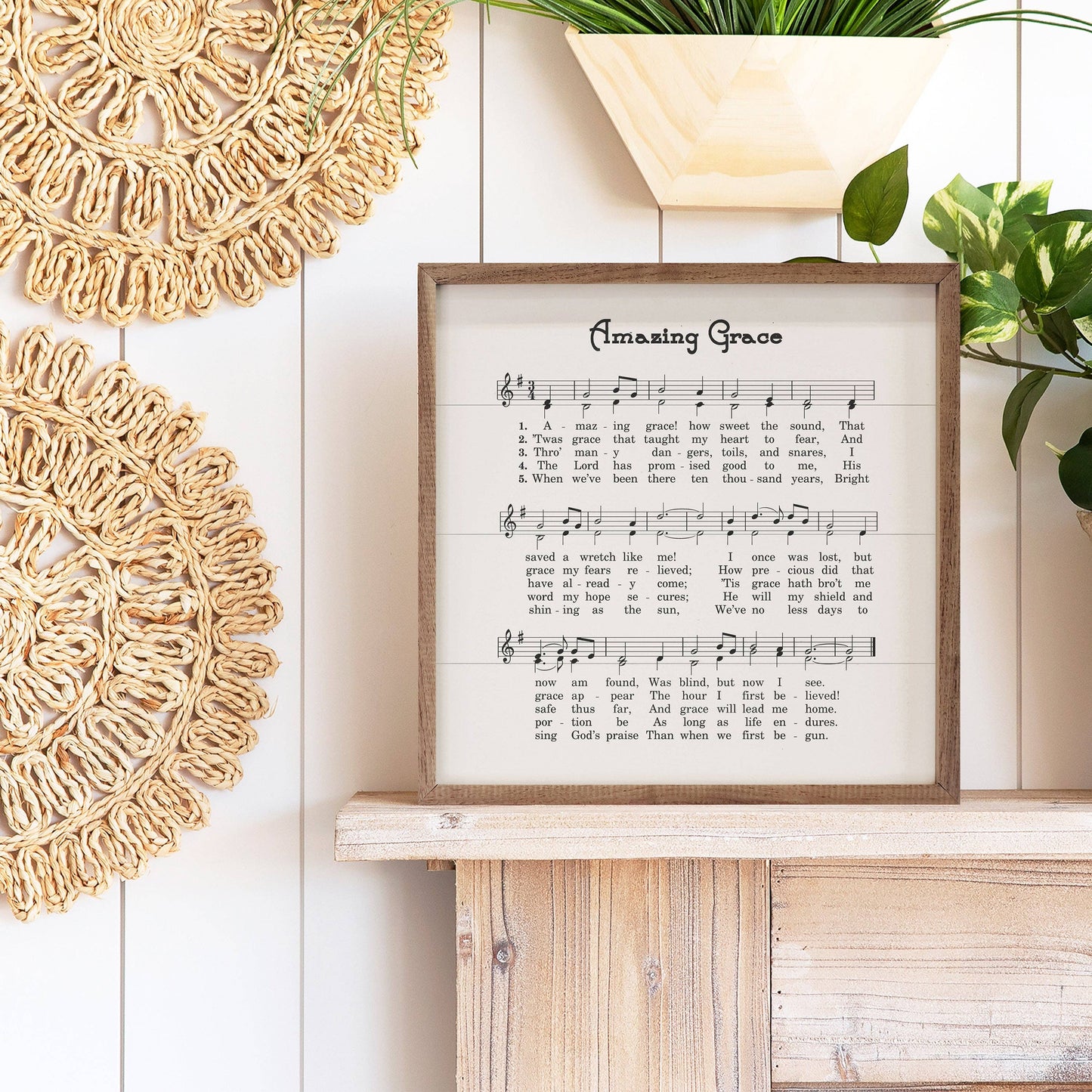 Amazing Grace Sheet Music White