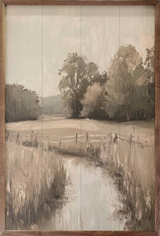 Aged Fence By Petals Prints Design