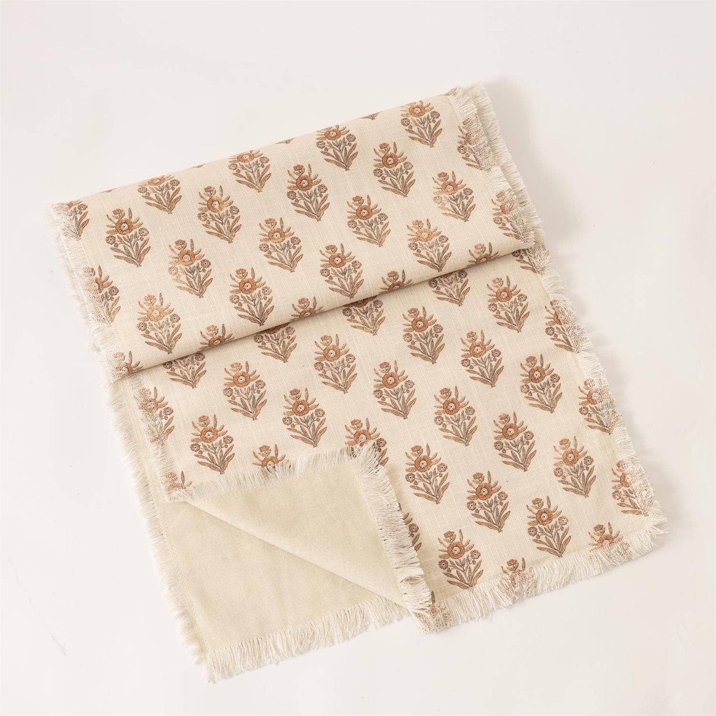 Table Runner - Block Print Silhouette