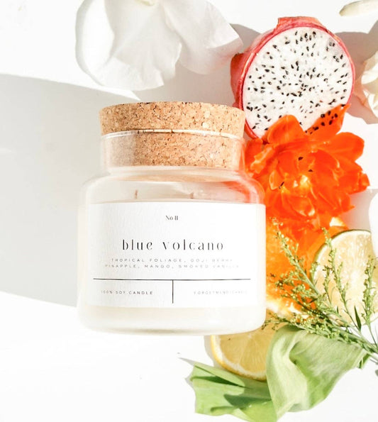 Blue Volcano 22 oz Glass Candle – Sold as a Case Of 3