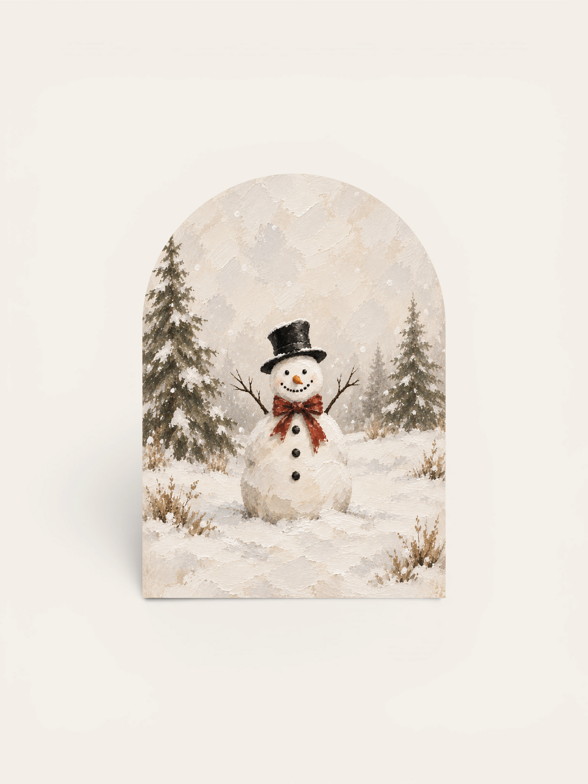 Cheery Snowman, Arch
