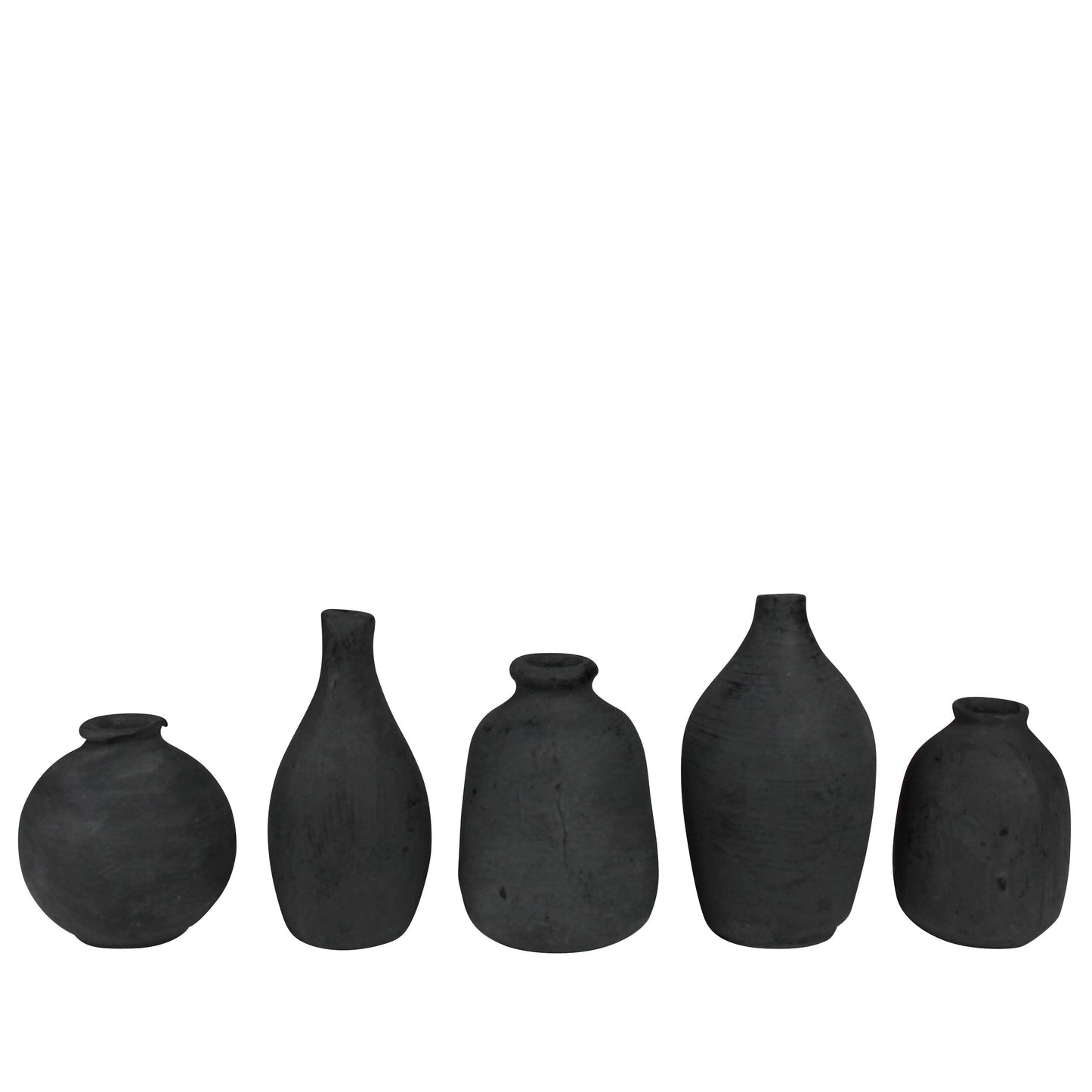 Terra Cotta Vessels, Black Asst