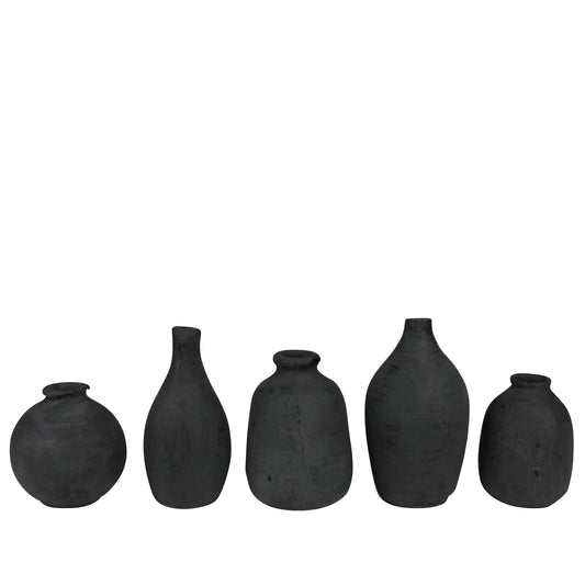 Terra Cotta Vessels, Black Asst