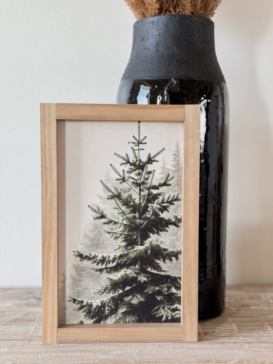 Winter Fir Vintage Print | Christmas 2024 Decor