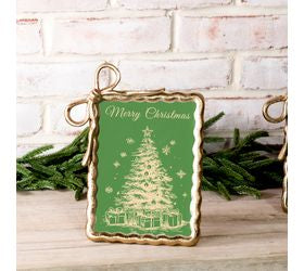 5x7 Gold Ribbon Photo Frame