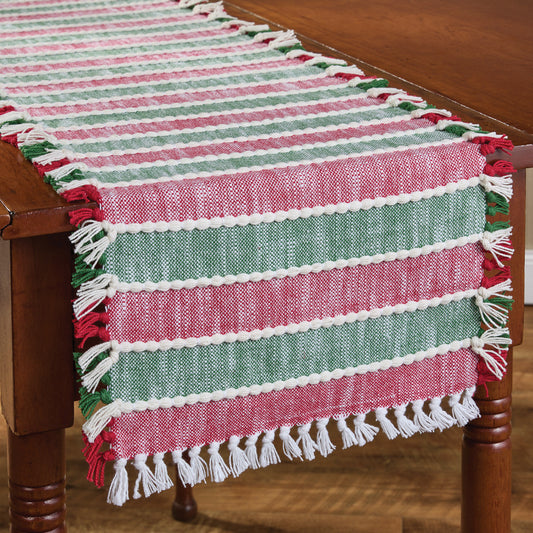 CELEBRATION STRIPE TABLE RUNNER 36" L