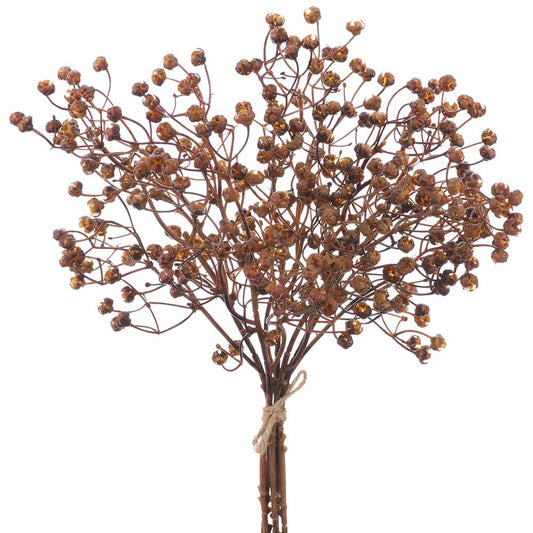 13.5" Gypsophila Bundle x5- BROWN