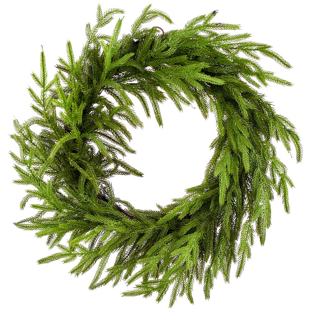 20" Fir Wreath  Green