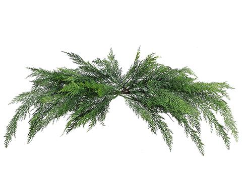 4' Cedar Mantel Swag Garland  Green