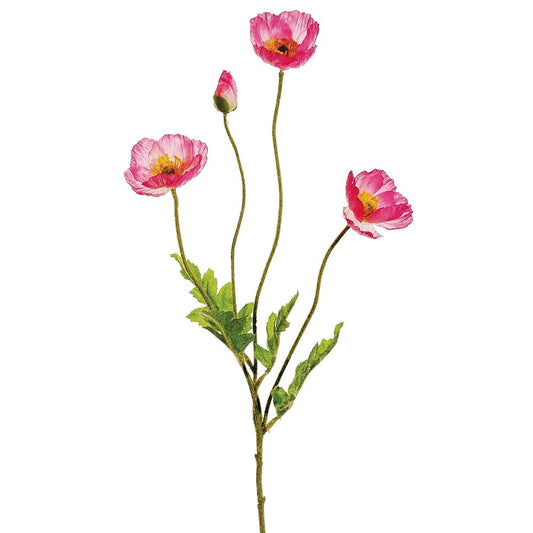 23.6" Poppy Spray  Pink