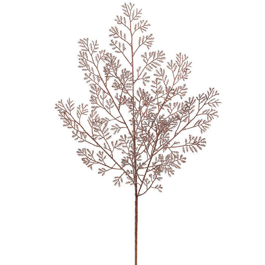 29" Glittered Cedar Spray BZ