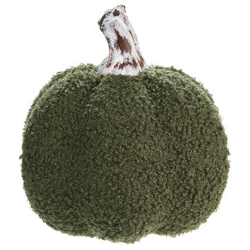 7"Hx6.25"D Fur Pumpkin  Khaki