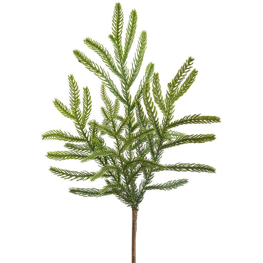 20" Soft Plastic Willow Pine Spray Green