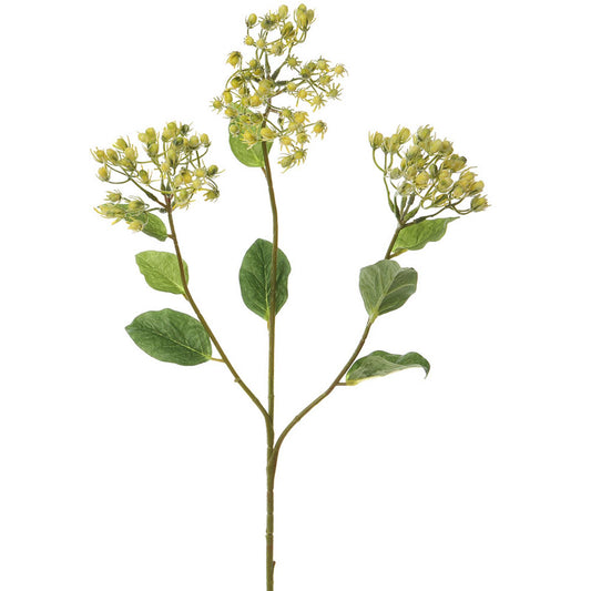 31" Hypericum Berry Spray  Yellow