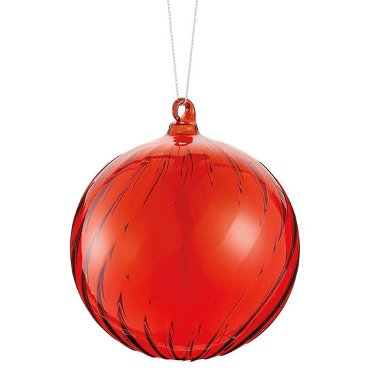 Red Glass Ball Ornament