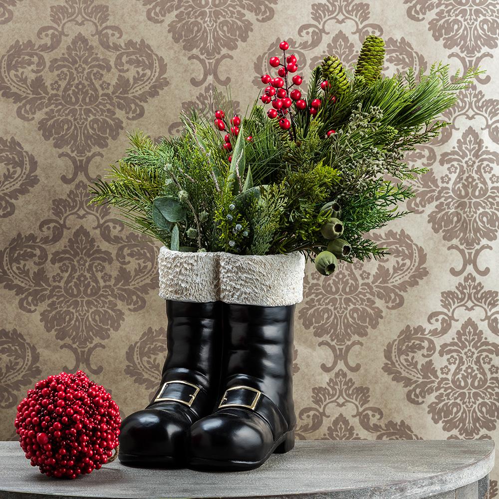 10.25" Santas Boots Container