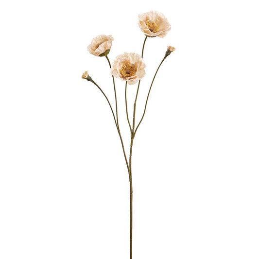 26" Poppy Spray