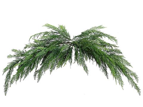 65" Cedar Mantel Swag Garland  Green