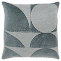 Teal Geometric Pillow