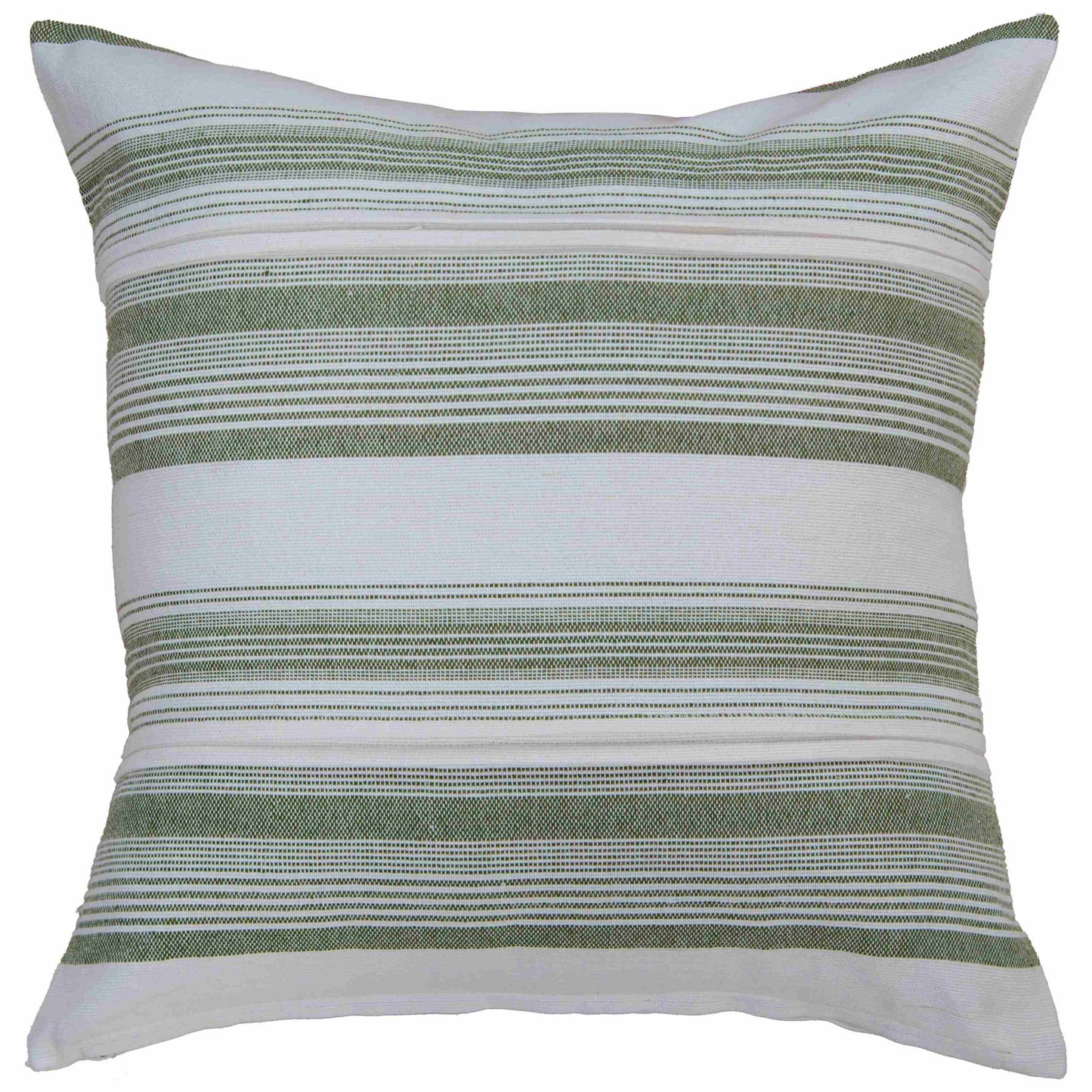 Green/Beige Stripe Pillow