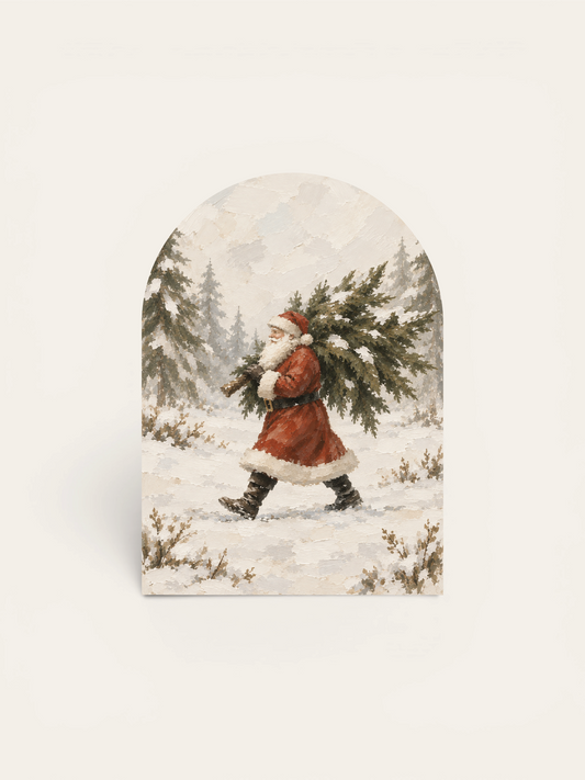 Santa Carrying Tree, Arch | Christmas 2026