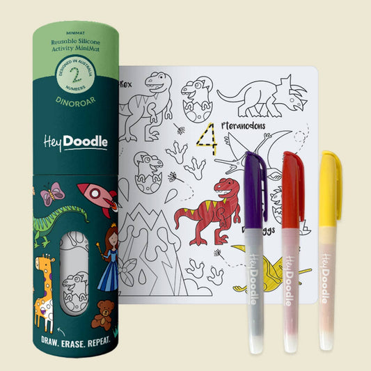 DinoRoar Mini Coloring & Doodle Mat