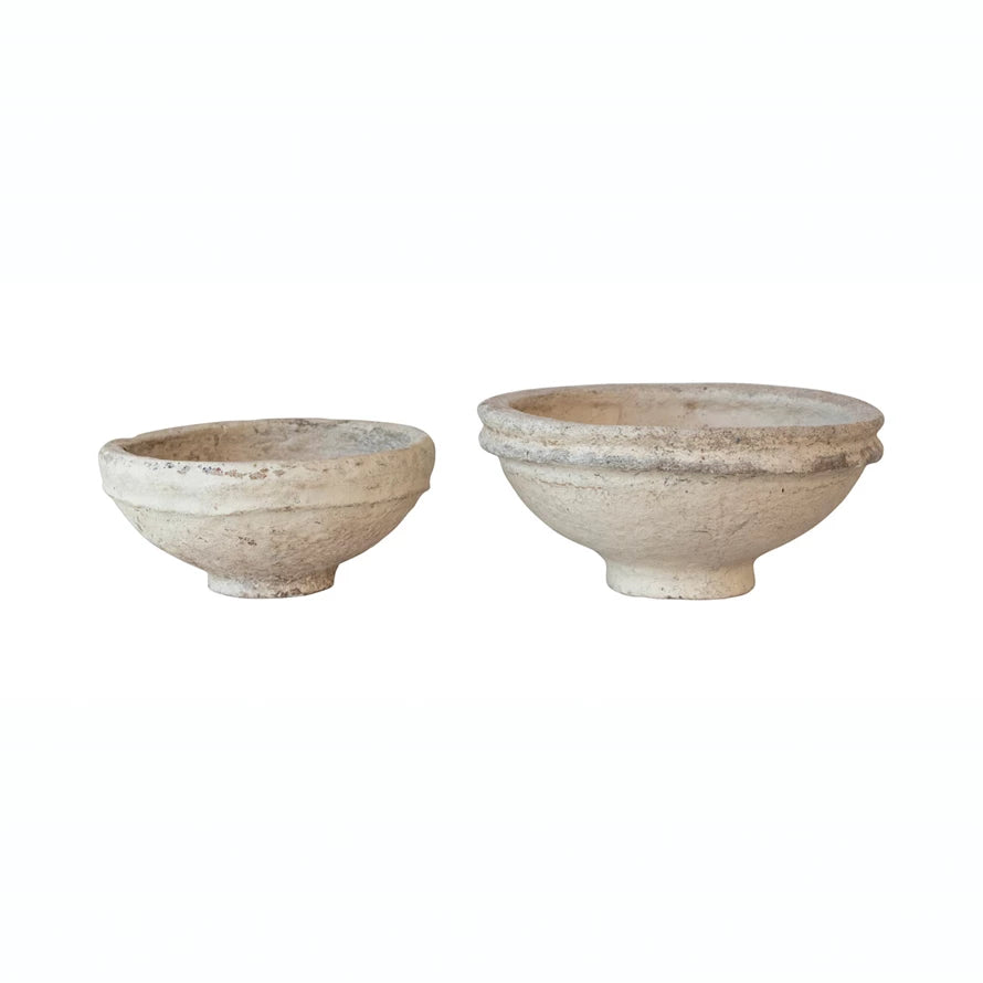 Found Decorative Paper Mache Bowls Small