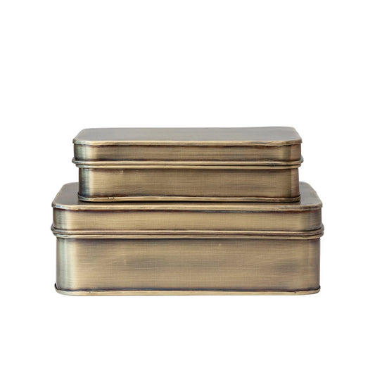 LG Metal Box, Antique Brass Finish