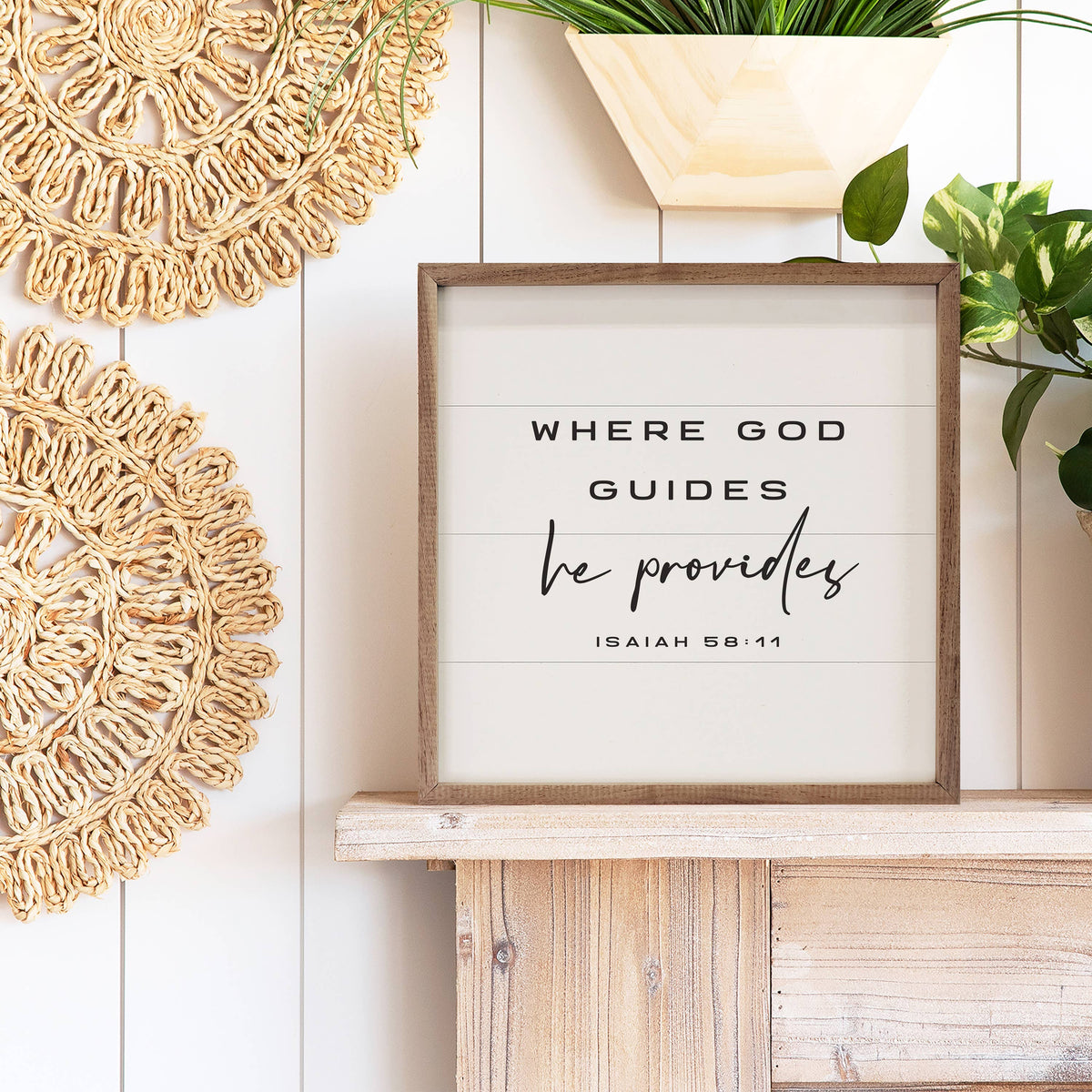 Where God Guides He Provides Isaiah 58 11 White