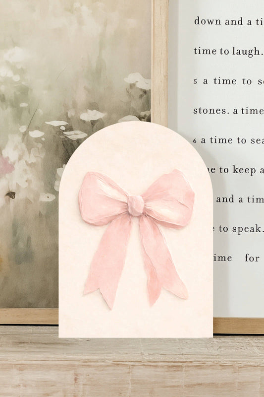Soft Pink Bow, Arch | Valentine's 2026