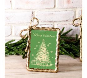 4x6 Gold Ribbon Photo Frame
