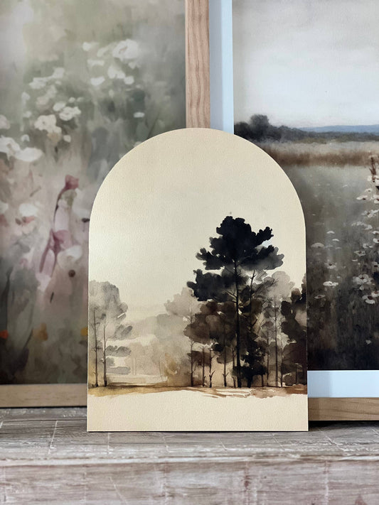 Ivy Vintage Print, Arch | Fall 2024 Decor, Fall Wall Art