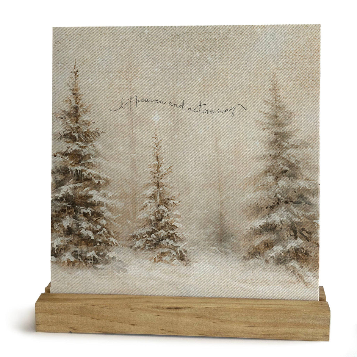 Let heaven and nature sing, Holiday, Christmas, Shelf decor