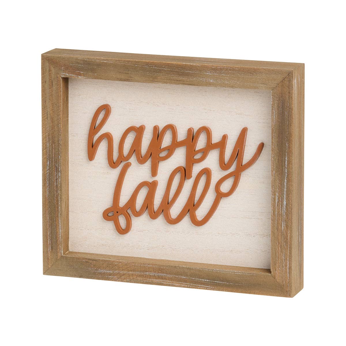 CA-4922 - Happy Fall Laser Framed Sign